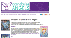 Desktop Screenshot of donnabellasangels.org