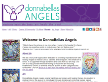 Tablet Screenshot of donnabellasangels.org